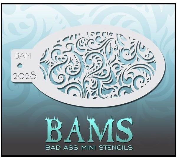 Bad Ass BAM schmink sjablonen 2028