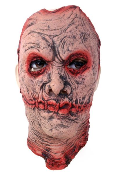 Zombie masker gezicht met littekens