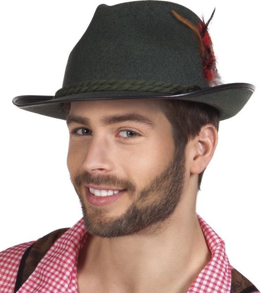 Tiroler hoed mos groen jagershoedje