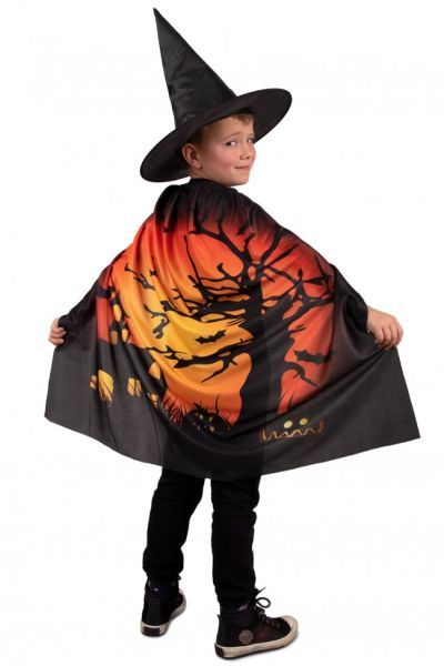 Halloween cape spooky voor kinderen