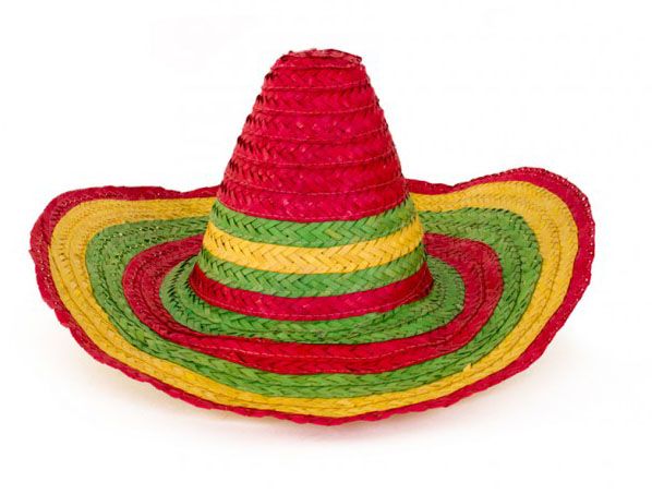 Mexicaanse Sombrero kleurrijke strohoed