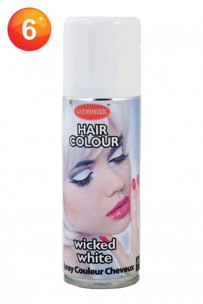 Witte Haarspray wit 125 ml