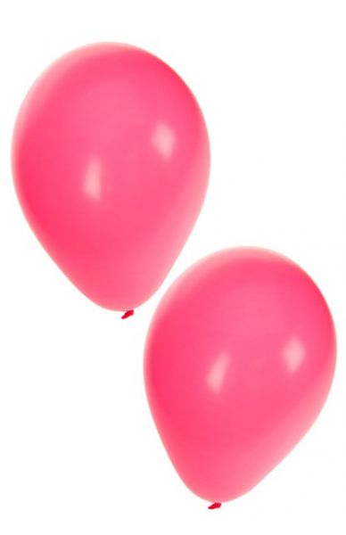 Roze heliumballonnen
