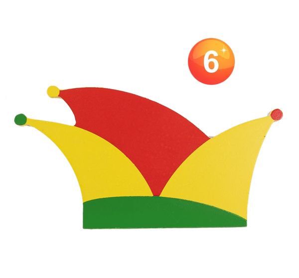 Houten prinsenmuts decoratie