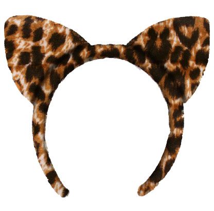 Diadeem luipaard panter print