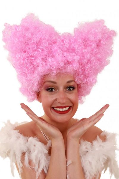Grappige pruik Lucy roze