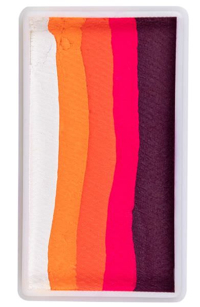 Split cake by Lyudmyla Kotova neon butterfly