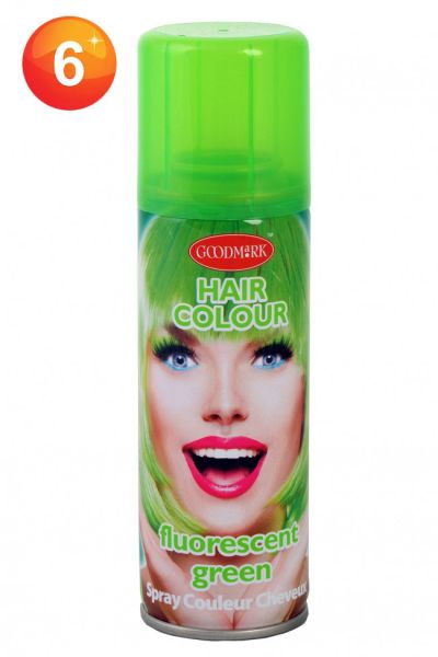 Fluor groene Haarspray groen 125 ml