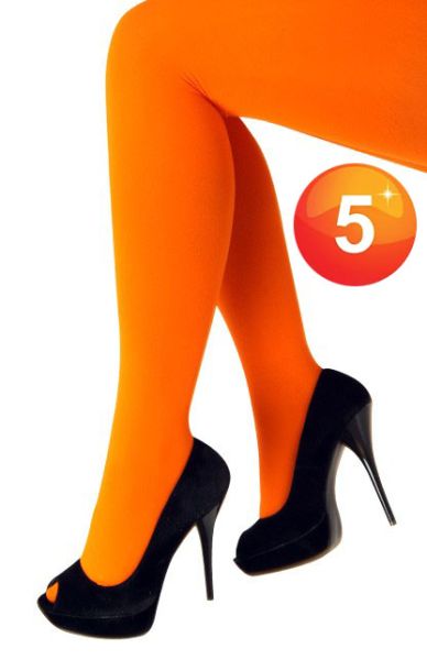 Panty fluor oranje
