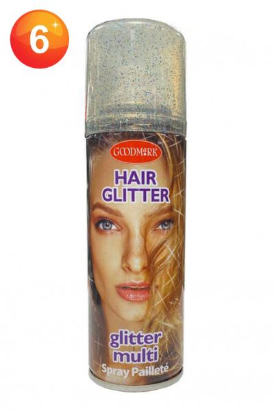 Haarspray glitter multicolour 125 ml