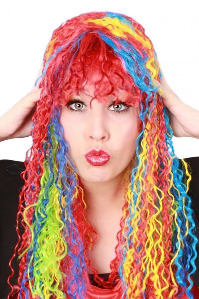 Damespruik Serpentine regenboogkleuren