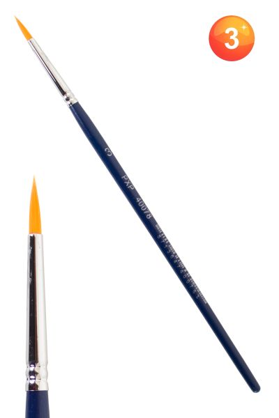 PXP Schminkpenseel spits nr. 3 maat 2 mm