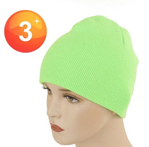 Leuke neon groene 80s muts