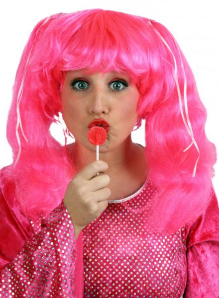 pruik Candy pruik pink