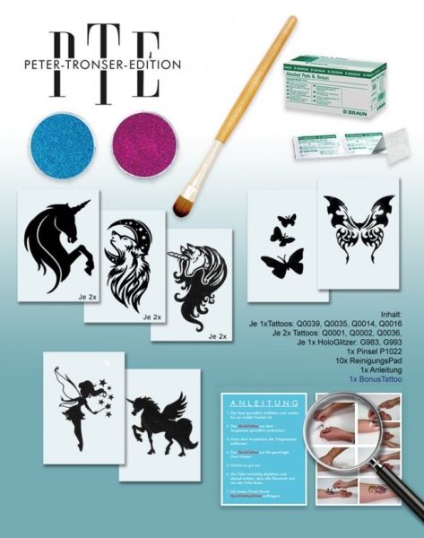 Quick-Tattoo Glitter Set Fantasy Box