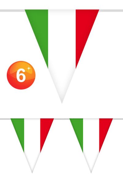 Vlaggenlijn Italië 60m