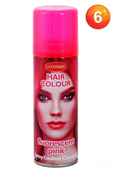 Fluor Pink Haarspray roze 125 ml