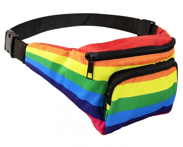 Regenboog tasje top