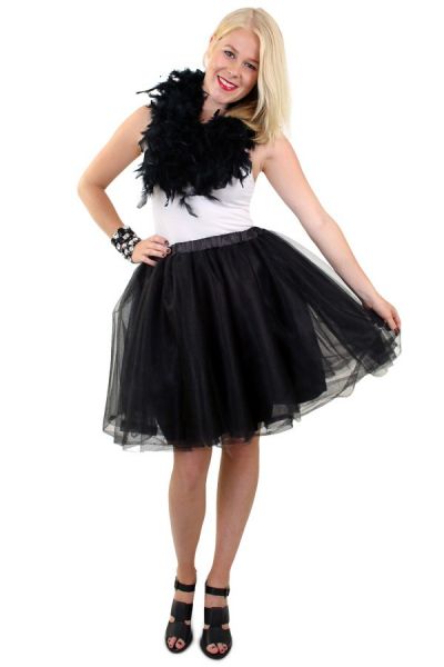 Tule rock & roll rok zwart